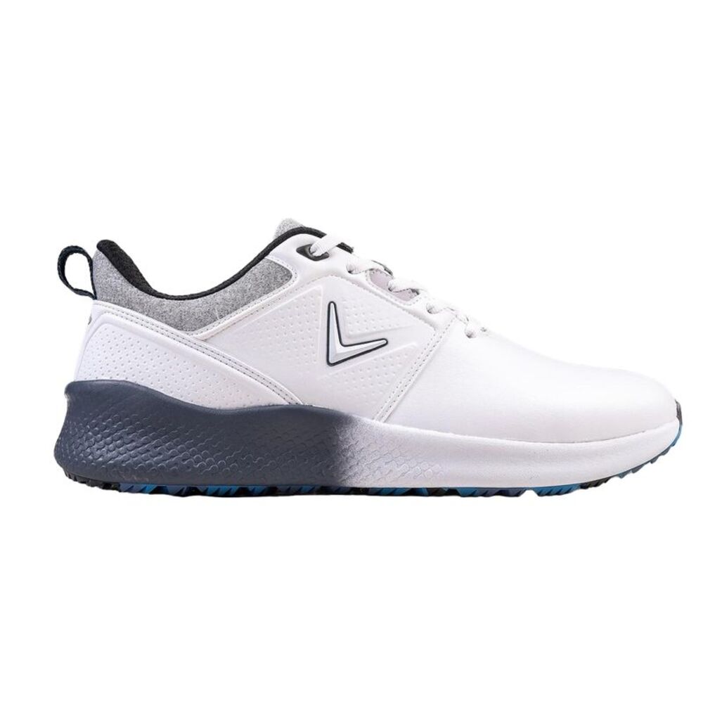 Callaway Mens Peak Low Golf Sneakers / White/Blue
